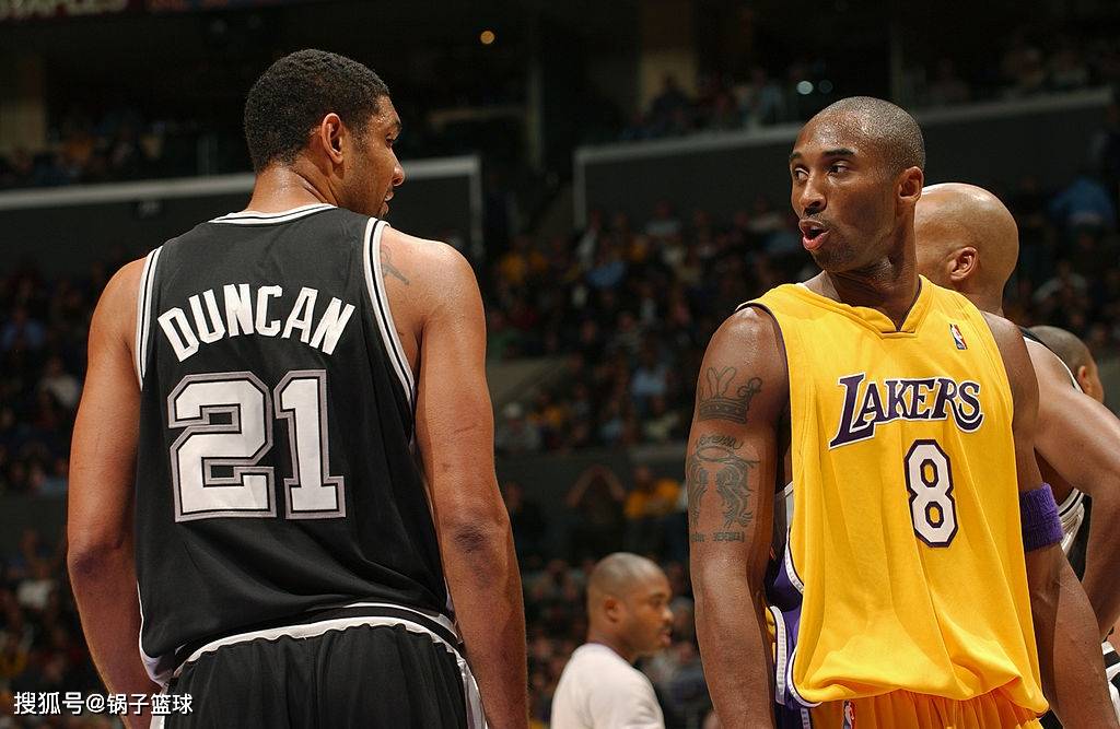 邓肯VS科比！美媒8大板块全面对比给出答案：结果4-4伯仲之间