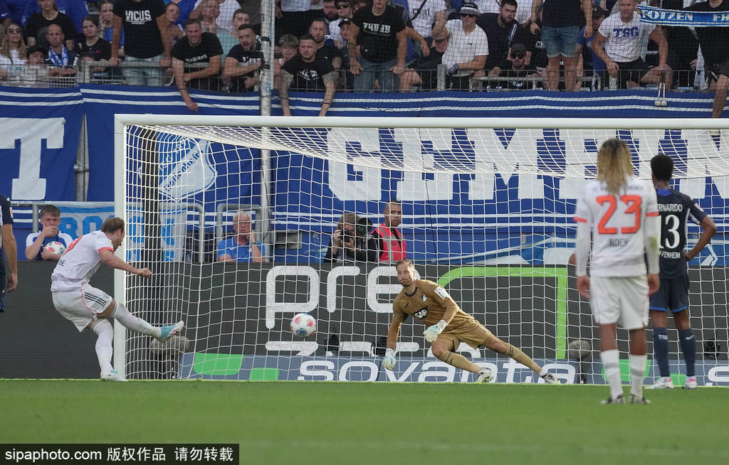 德甲-凯恩戴帽格纳布里破门 拜仁4-1霍芬海姆豪取4连胜